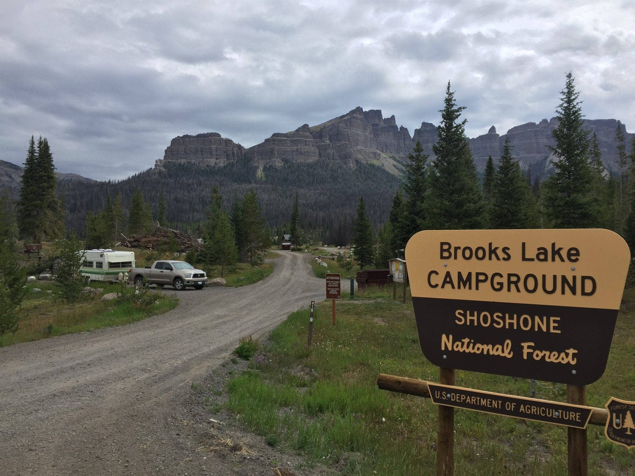 Brooks lake campground